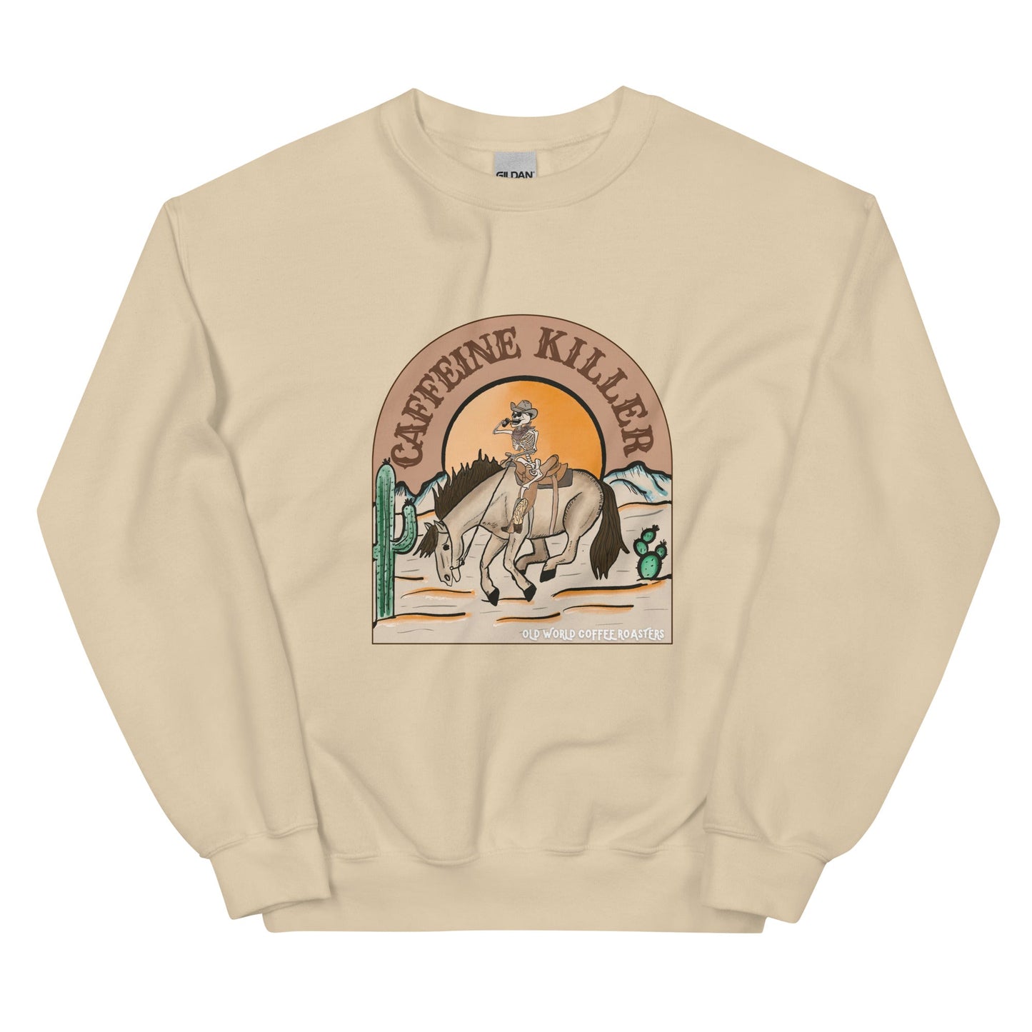 Caffeine Killer Crew Neck - Old World Coffee Roasters