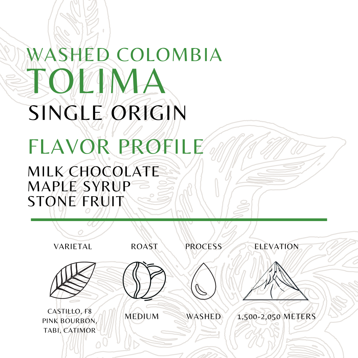 Tolima - Old World Coffee Roasters