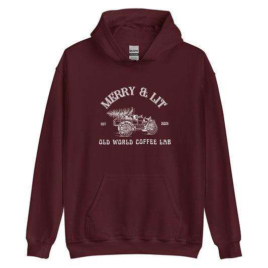 Merry & Lit Hoodie - Old World Coffee Roasters