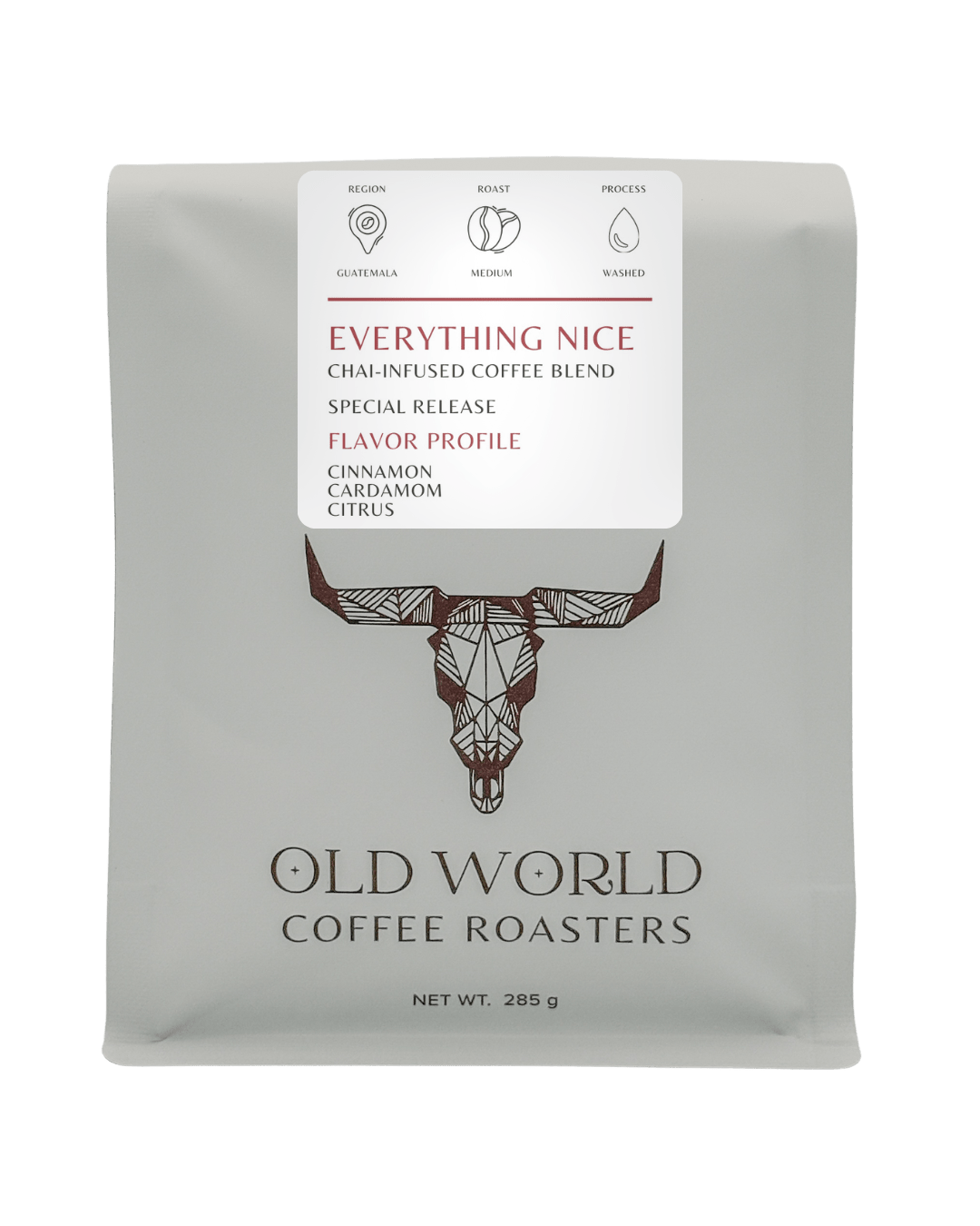 Everything Nice (Chai - Infused Coffee Blend) - Old World Coffee Roasters