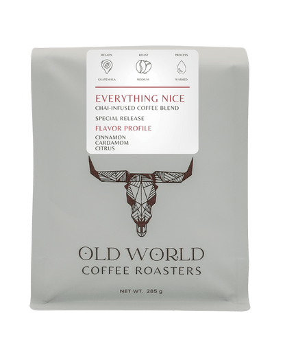 Everything Nice (Chai - Infused Coffee Blend) - Old World Coffee Roasters