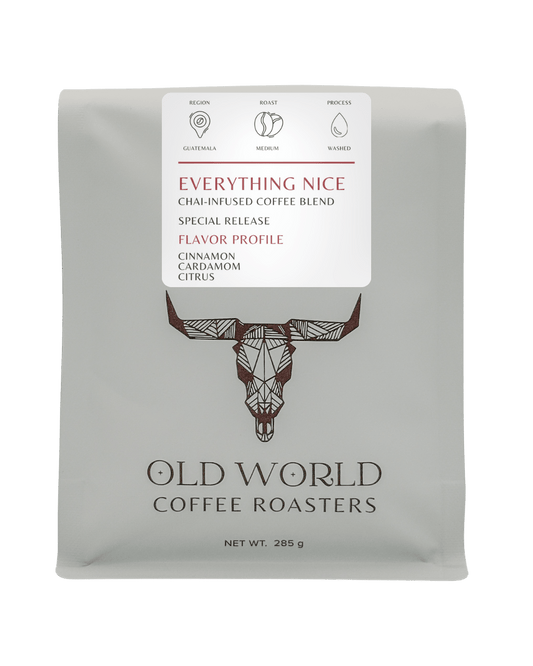 Everything Nice (Chai - Infused Coffee Blend) - Old World Coffee Roasters