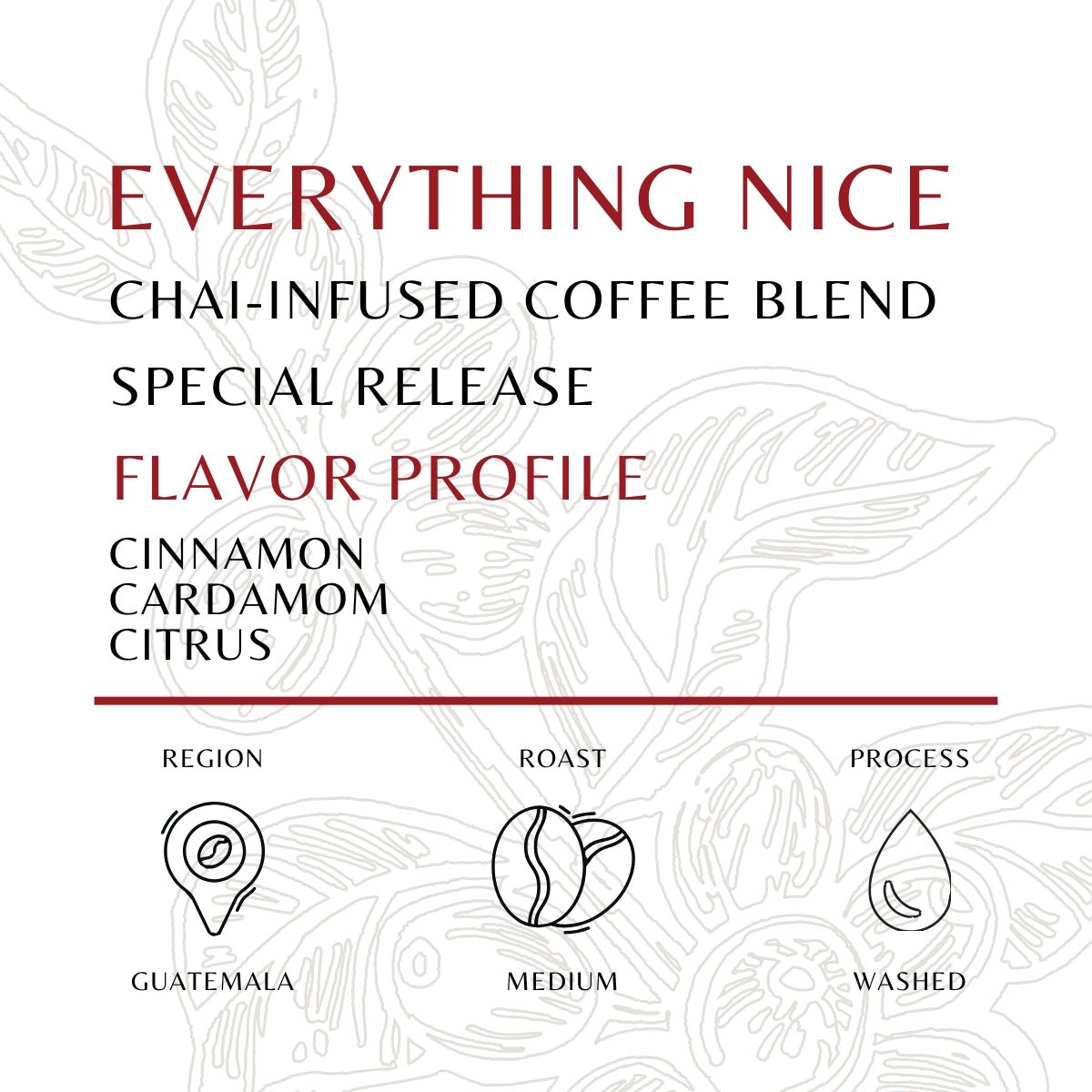 Everything Nice (Chai - Infused Coffee Blend) - Old World Coffee Roasters